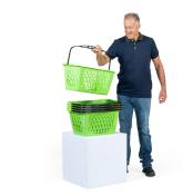 Корзина пластмассовая Plastimark  Tyko 33  RAL2008 (оранжевый)